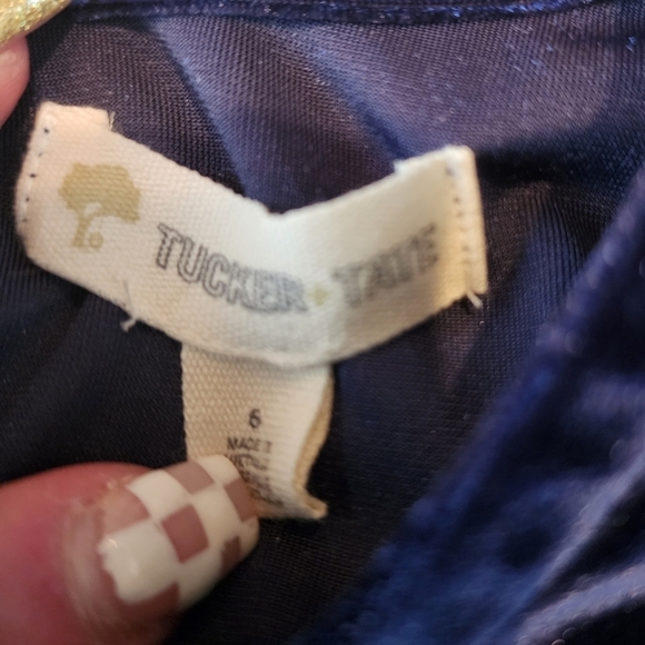 Tucker + Tate navy Velour jumpsuit - Picture 9 of 15